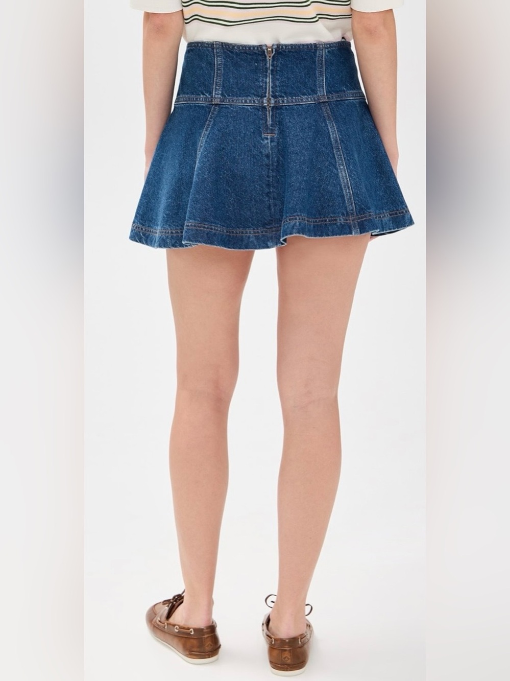 Reformation Bentley Denim Mini Skirt - Picture 2 of 8